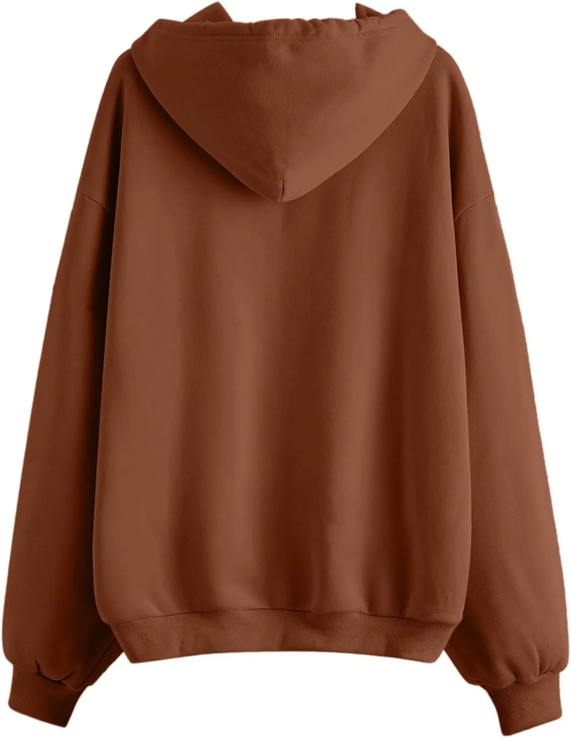 Womens Zip Up Hoodies Long Sleeve Fall Fashion Oversized Sweatshirts Fleece Y2k Jackets with Pockets