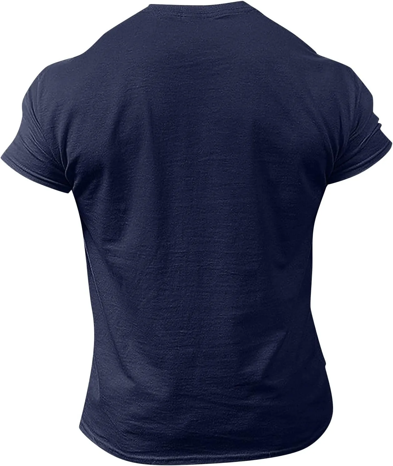 Ymosrh Men's Casual Shirts Short Sleeve Graphic Tees Crew Neck Flag Print T-Shirt Tops Shirts, S-4XL