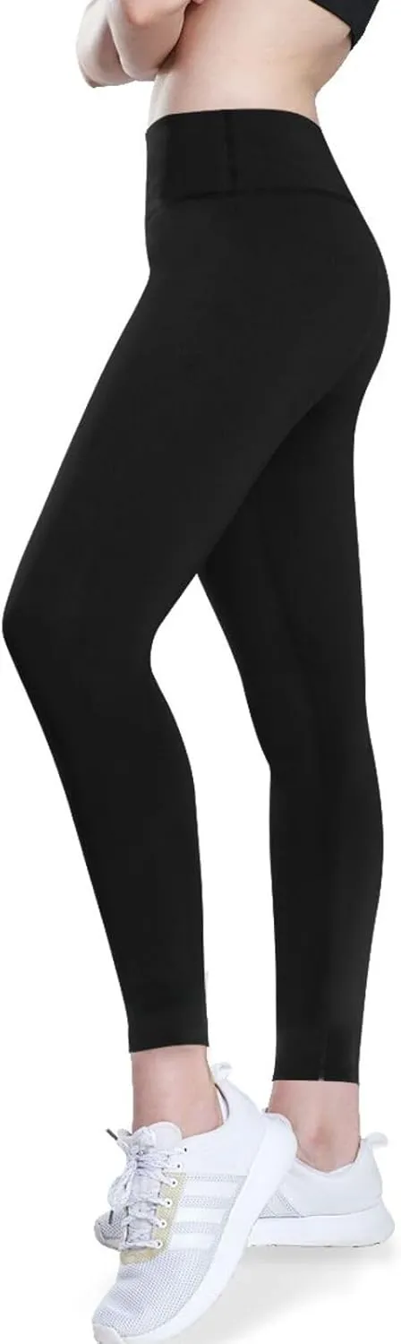 Yuiboo Yoga Leggings for Women with Pockets Pants Running Womens Compression Leggings X-Small