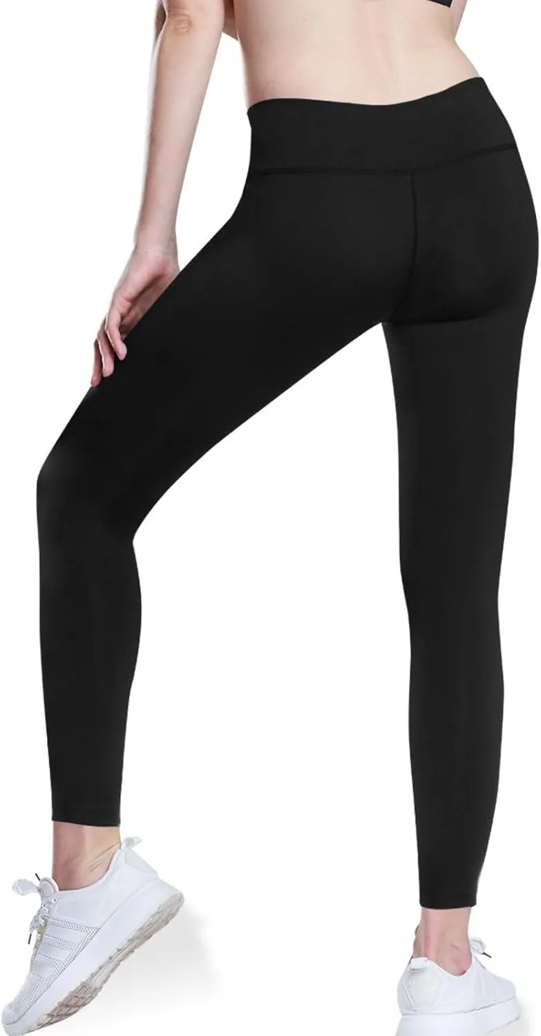 Yuiboo Yoga Leggings for Women with Pockets Pants Running Womens Compression Leggings X-Small