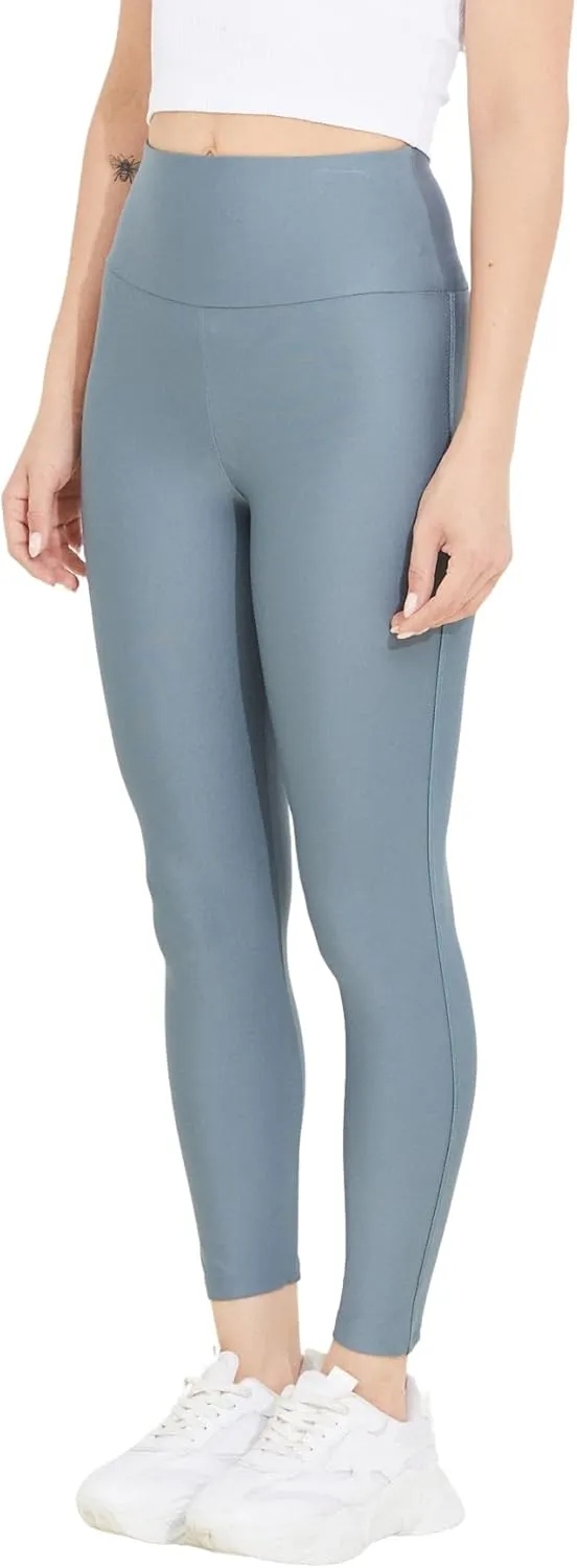 zenne.com Lare Leggings for Women - High Waisted Leggings Yoga Pants Womens Leggings Dark Rose/Small